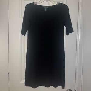 Adrienne Vittadini Classic Black Mini Dress